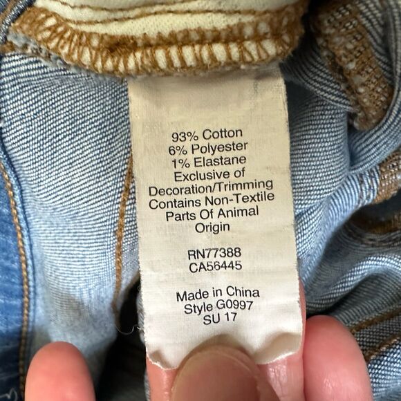 MADEWELL Cali Demi-Boot Jeans Chewed-Hem Edition Exposed Buttons #G0997 - Picture 12 of 15